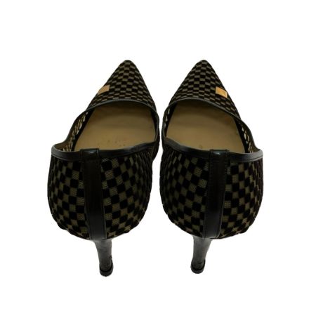  LOUIS VUITTON ルイヴィトン パンプス ダミエメッシュ 36 23.0cm ブラウン