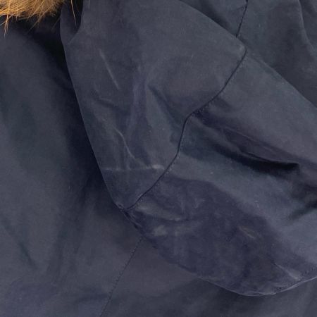  TORY BURCH トリーバーチ リアルファー付き ロングダウンコート ネイビー