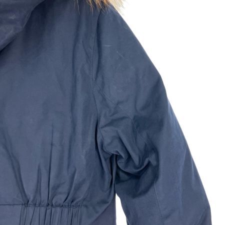  TORY BURCH トリーバーチ リアルファー付き ロングダウンコート ネイビー