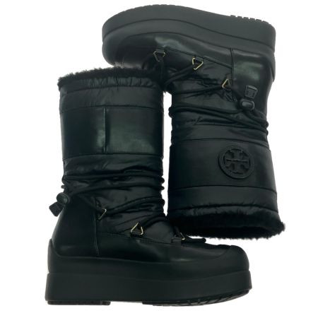  TORY BURCH トリーバーチ Cliff Snow Boots 24.0cm 37847 ブラック