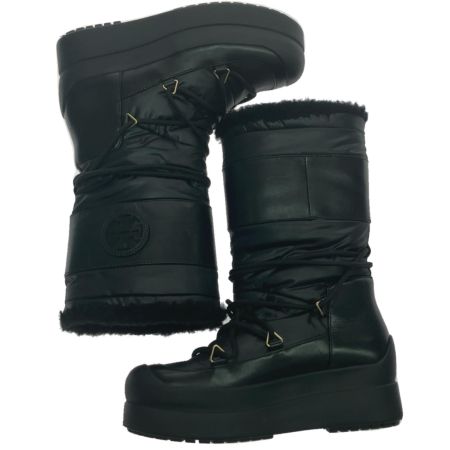  TORY BURCH トリーバーチ Cliff Snow Boots 24.0cm 37847 ブラック