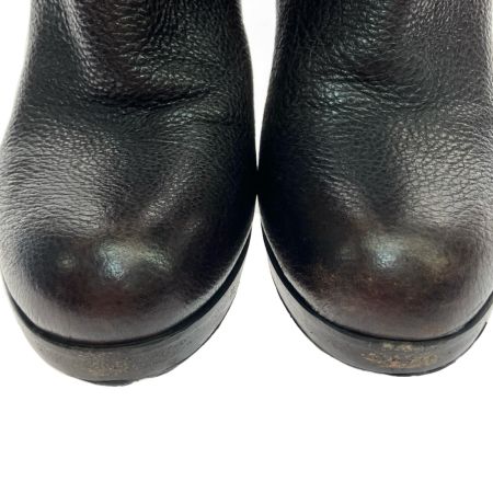  PRADA プラダ ロングブーツ　ダークブラウン 22cm