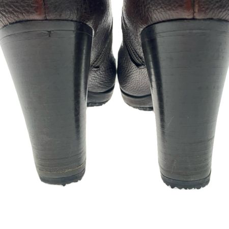  PRADA プラダ ロングブーツ　ダークブラウン 22cm