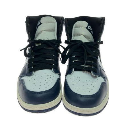  NIKE ナイキ AIR JORDAN1 RETRO HI OG 27.5cm DZ5485-401 ホワイト×ネイビー