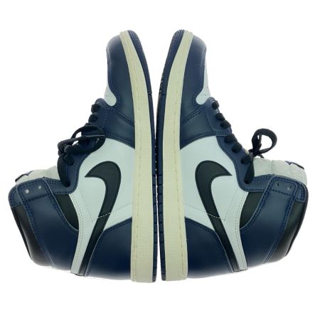  NIKE ナイキ AIR JORDAN1 RETRO HI OG 27.5cm DZ5485-401 ホワイト×ネイビー