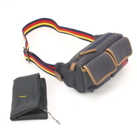  FENDI フェンディ ウエストバッグ 7VA149 ネイビー