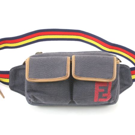  FENDI フェンディ ウエストバッグ 7VA149 ネイビー
