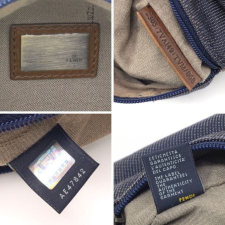  FENDI フェンディ ウエストバッグ 7VA149 ネイビー