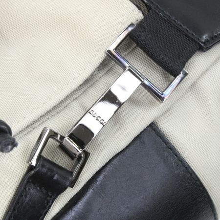  GUCCI グッチ リュック 003-0023 ブラック＊アイボリー