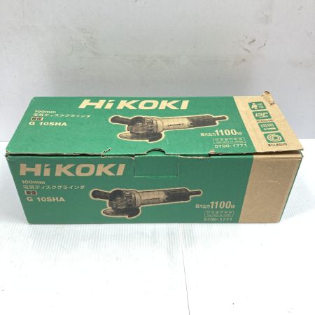  HiKOKI ハイコーキ 細径 100mm 電気ディスクグラインダ コード式 未使用品 G10SHA