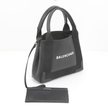  BALENCIAGA バレンシアガ トートバッグ ポーチ付 ブラック