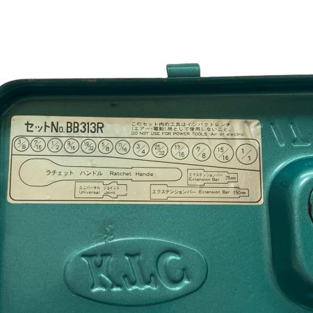  KTC ケーティーシー ソケットレンチセット BB313R