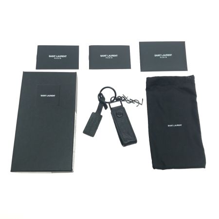  SAINT LAURENT(Yves Saint Laurent)  キーホルダー キーリング ロゴプレートタイプ