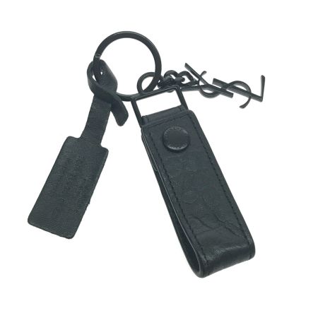  SAINT LAURENT(Yves Saint Laurent)  キーホルダー キーリング ロゴプレートタイプ