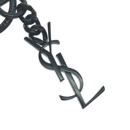  SAINT LAURENT(Yves Saint Laurent)  キーホルダー キーリング ロゴプレートタイプ