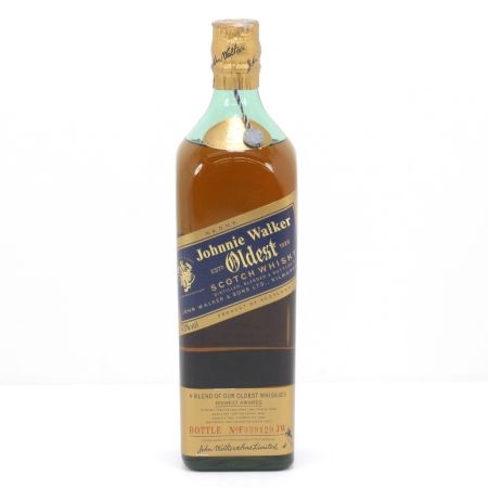  Johnnie Walker ジョニーウォーカー スコッチウイスキー ブルーラベル Oldest ボトルナンバー付 750ml 43度 未開栓