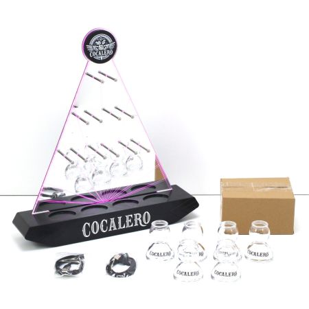   COCALERO コカレロボムタワー LEDディスプレイ グラス12個付き (2)