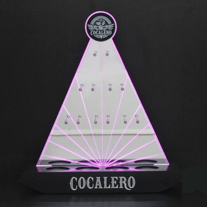 COCALERO コカレロボムタワー LEDディスプレイ グラス12個付き - 中古