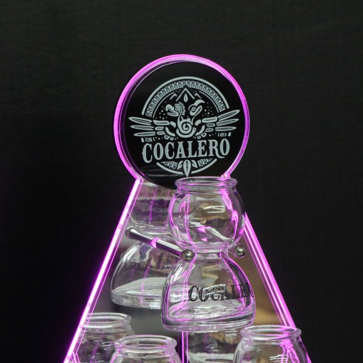 COCALERO コカレロボムタワー LEDディスプレイ グラス12個付き - 中古