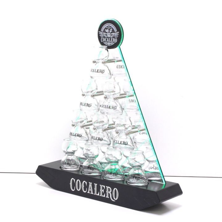 COCALERO コカレロボムタワー LEDディスプレイ グラス12個付き - 中古