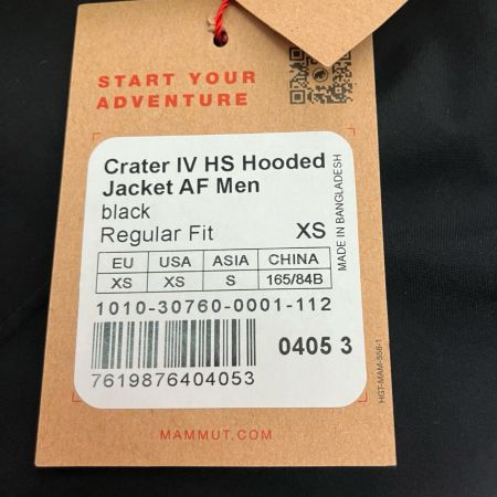  MAMMUT マムート GORE-TEX ゴアテックス マウンテンパーカー Sサイズ 1010-30760-0001-112 ブラック