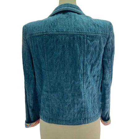  CHANEL シャネル 06S ジャケット SIZE36 デニム P28664W03740 ブルー