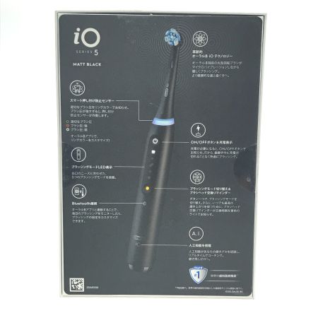  BRAUN ブラウン デンタルケア 電動歯ブラシ 2024年製 iOG52J62KBK