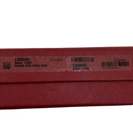  Cartier カルティエ ルティエ マストライン レザー コインケース ボルドー