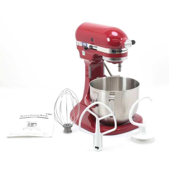 キッチンエイドkitchenaid 6qt スタンドミキサー レッド プロ