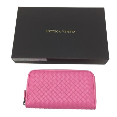  BOTTEGA VENETA ボッテガヴェネタ 長財布 404852 ピンク