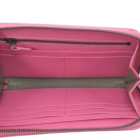  BOTTEGA VENETA ボッテガヴェネタ 長財布 404852 ピンク