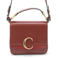  Chloe クロエ 2WAYショルダーバッグ 02205765-1 ボルドー Bランク