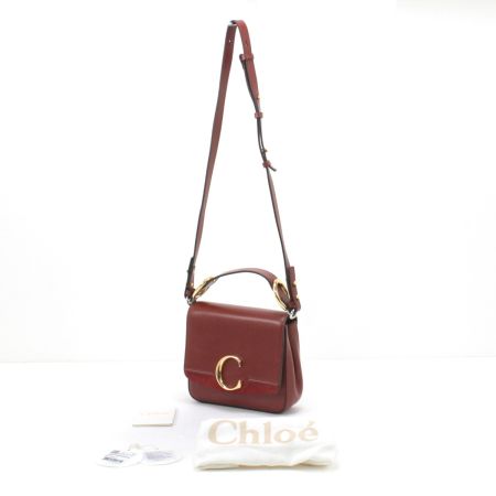  Chloe クロエ 2WAYショルダーバッグ 02205765-1 ボルドー