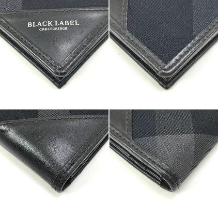  BLACK LABEL CRESTBRIDGE カードケース ブラック