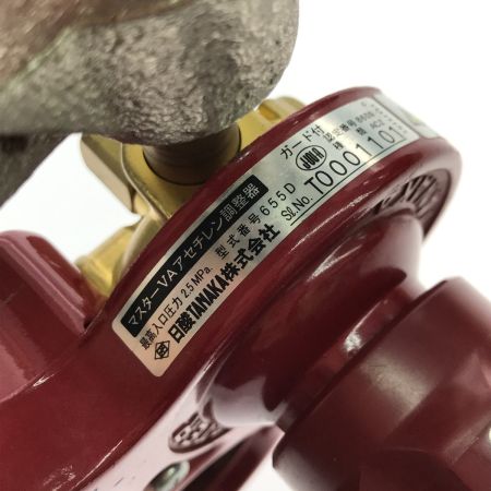  日酸TANAKA  アセチレン調整器 動作未確認