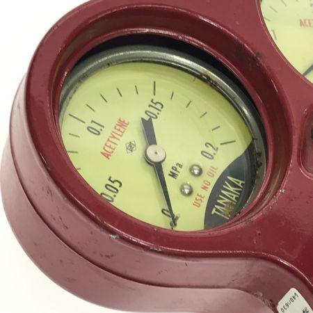  日酸TANAKA  アセチレン調整器 動作未確認