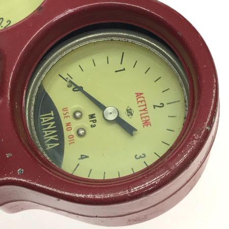  日酸TANAKA  アセチレン調整器 動作未確認
