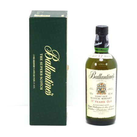  Ballantine's バランタイン スコッチウイスキー 17年 750ml 43度 旧ボトル 底箱付 未開栓