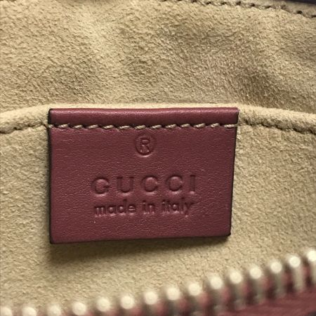  GUCCI グッチ ポーチ GGブルームス 内部ペン跡有 403006 ライトグレー
