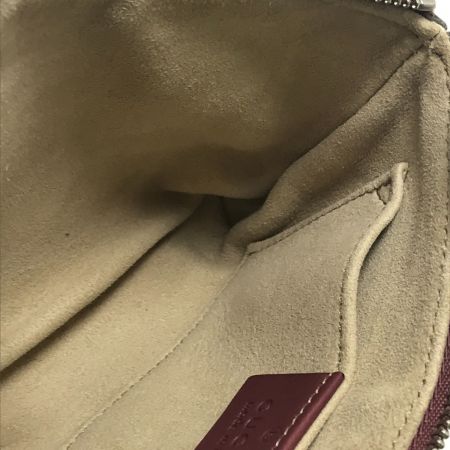  GUCCI グッチ ポーチ GGブルームス 内部ペン跡有 403006 ライトグレー
