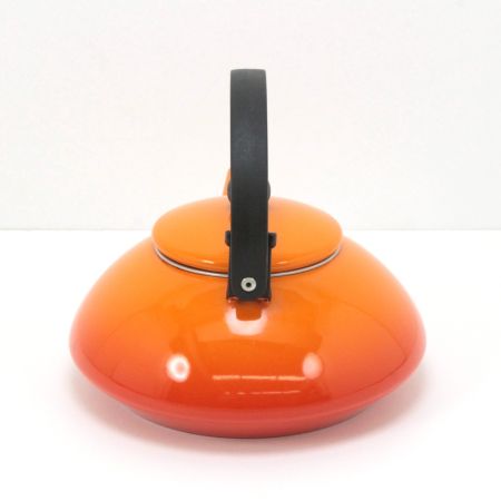  LE CREUSET ルクルーゼ ケトル やかん 1.5L オレンジ ユーズド品 オレンジ