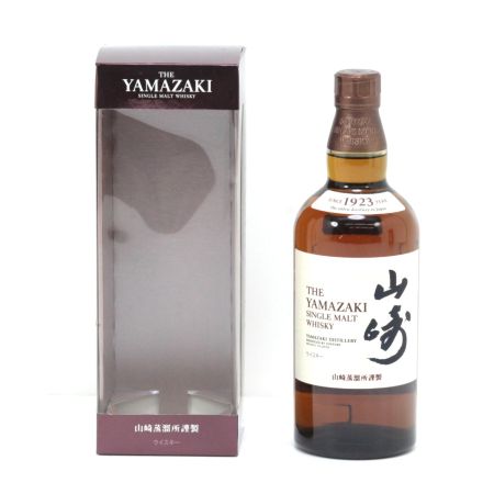 【北海道内限定発送】 SUNTORY サントリー  シングルモルトウイスキー 山崎 700ml 43度 ギフトBOX付 未開栓