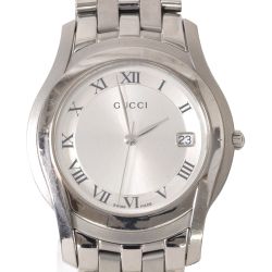 $$ GUCCI グッチ メンズクォーツ腕時計 5500M Bランク