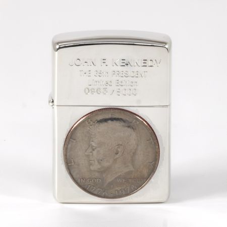  ZIPPO ジッポー オイルライター アメリカ建国200年記念コイン付 限定生産0963/5000