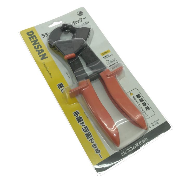 デンサン DRC-325K ラチェットケーブルカッター【市川行徳店】【店頭取引限定】【未使用】管理番号：IT6ON1CJFFHS P】JEFCOM ジェフコム DRC-325K 作業工具 ラチェットケーブルカッター