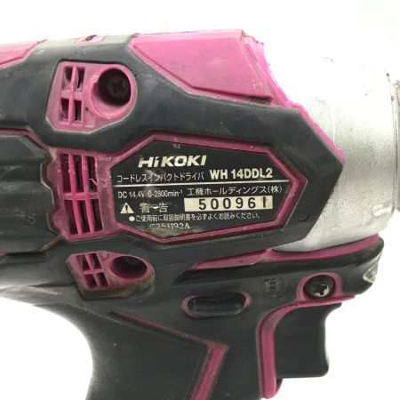 HiKOKI ハイコーキ インパクトドライバ WH14DDL2