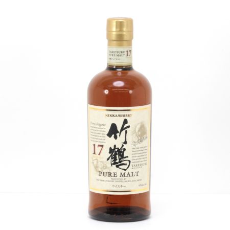 【北海道内限定発送】 NIKKA ニッカウヰスキー 竹鶴 ピュアモルト 17年 700ml 43度 ギフトBOX付 未開栓