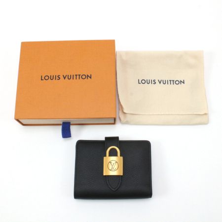  LOUIS VUITTON ルイヴィトン ポルトフォイユ・ロウキー 2つ折り財布 M12408 ブラック