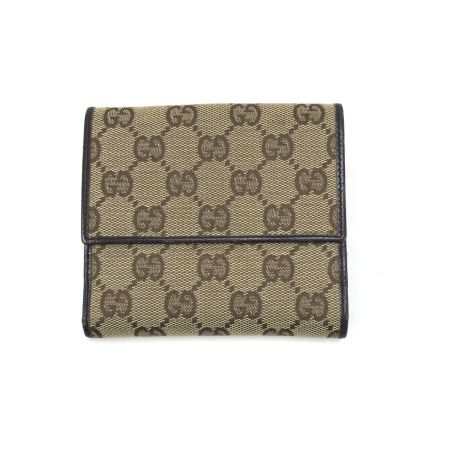  GUCCI グッチ 2つ折り財布 GG ホースビット 101603 ブラウン