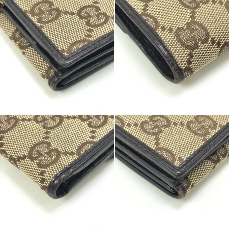  GUCCI グッチ 2つ折り財布 GG ホースビット 101603 ブラウン